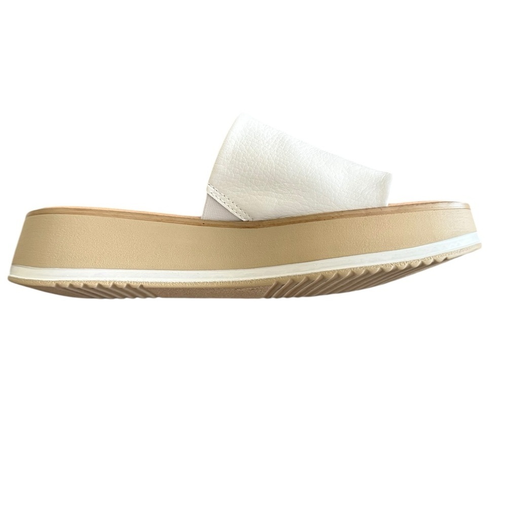 Carlo Peri Italian White Leather Mules Rubber Soles New - Picture 6 of 6